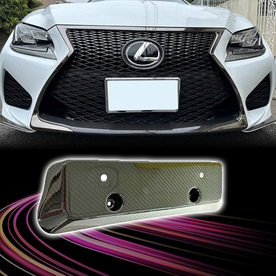 Amazon | カーボンアディクト レクサスRCF 前期 後期 ナンバーフレーム